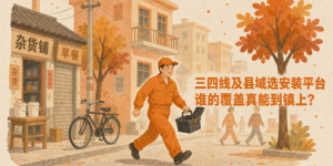 ​三四线及县域选安装平台，谁的覆盖真能到镇上？