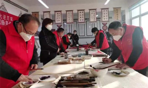 莒县民间文艺家协会举办我们的中国梦文化进万家走进闫庄街道活动